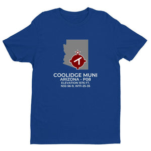 P08 facility map in COOLIDGE; ARIZONA, Royal Blue