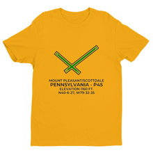 Load image into Gallery viewer, p45 mount pleasant pa t shirt, Yellow