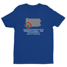 Load image into Gallery viewer, P45 facility map in MOUNT PLEASANT; PENNSYLVANIA, Royal Blue