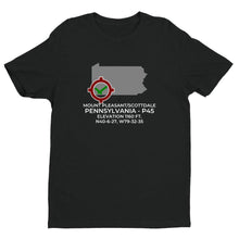 Load image into Gallery viewer, P45 facility map in MOUNT PLEASANT; PENNSYLVANIA, Black