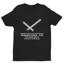 Load image into Gallery viewer, p45 mount pleasant pa t shirt, Black