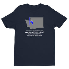 Load image into Gallery viewer, SNOHOMISH COUNTY (PAINE FIELD) in EVERETT; WASHINGTON (PAE; KPAE) T-Shirt