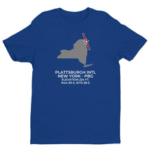 Load image into Gallery viewer, PBG facility map in PLATTSBURGH; NEW YORK, Royal Blue
