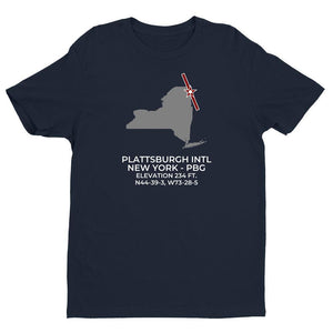 PBG facility map in PLATTSBURGH; NEW YORK, Navy
