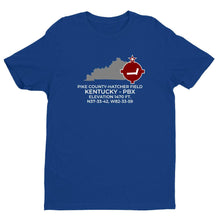 Load image into Gallery viewer, PBX facility map in PIKEVILLE; KENTUCKY, Royal Blue