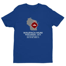Load image into Gallery viewer, PCZ facility map in WAUPACA; WISCONSIN, Royal Blue