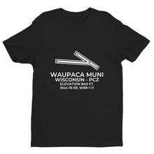 Load image into Gallery viewer, pcz waupaca wi t shirt, Black