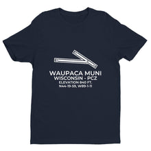 Load image into Gallery viewer, pcz waupaca wi t shirt, Navy
