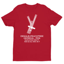 Load image into Gallery viewer, DEKALB-PEACHTREE in ATLANTA; GEORGIA (PDK; KPDK) T-Shirt