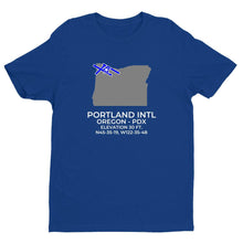 Load image into Gallery viewer, PDX facility map in PORTLAND; OREGON, Royal Blue