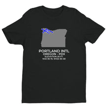 Load image into Gallery viewer, PDX facility map in PORTLAND; OREGON, Black