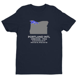 PDX facility map in PORTLAND; OREGON, Navy