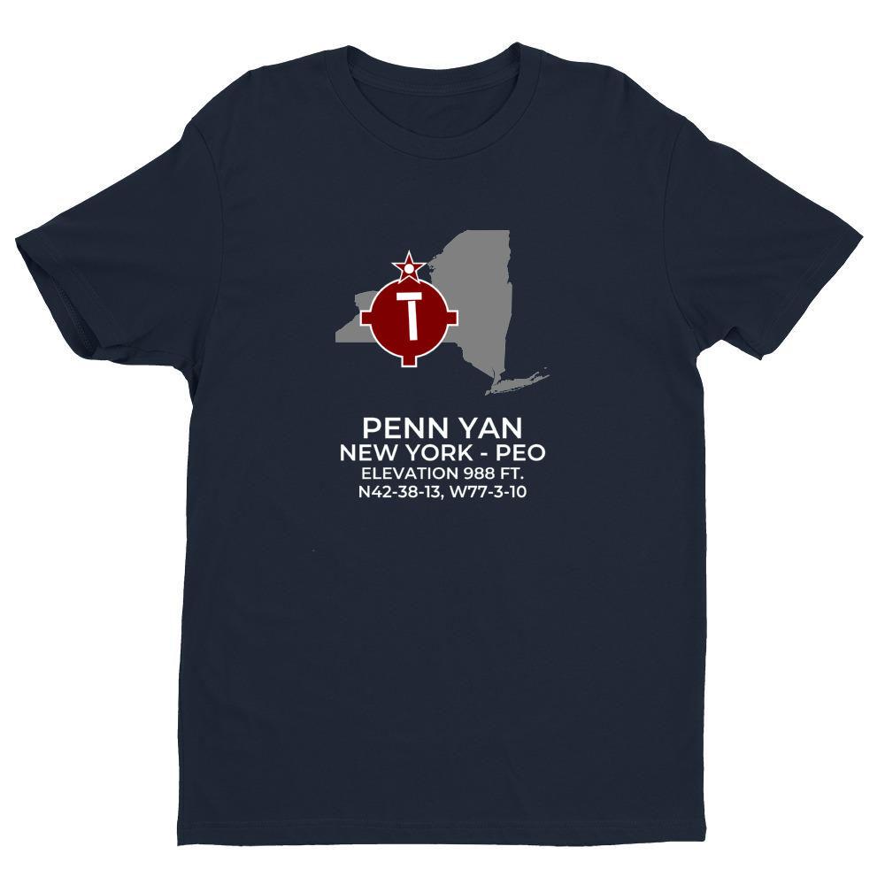 PEO facility map in PENN YAN; NEW YORK, Navy