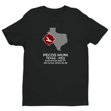 Load image into Gallery viewer, PEQ facility map in PECOS; TEXAS, Black