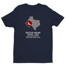 Load image into Gallery viewer, PEQ facility map in PECOS; TEXAS, Navy