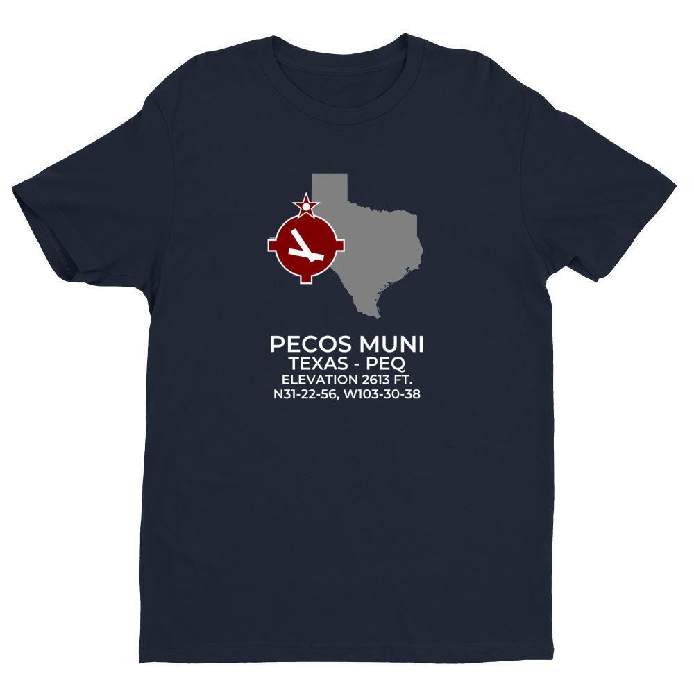 PEQ facility map in PECOS; TEXAS, Navy