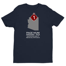Load image into Gallery viewer, PGA facility map in PAGE; ARIZONA, Navy