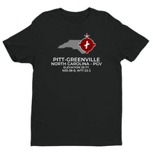 Load image into Gallery viewer, PGV facility map in GREENVILLE; NORTH CAROLINA, Black
