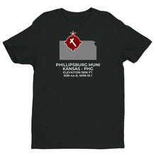Load image into Gallery viewer, PHG facility map in PHILLIPSBURG; KANSAS, Black