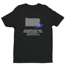 Load image into Gallery viewer, PHL facility map in PHILADELPHIA; PENNSYLVANIA, Black