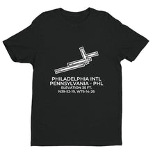 Load image into Gallery viewer, phl philadelphia pa t shirt, Black