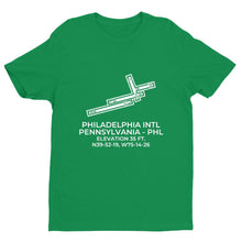 Load image into Gallery viewer, phl philadelphia pa t shirt, Green