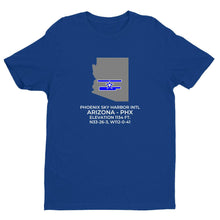 Load image into Gallery viewer, PHX facility map in PHOENIX; ARIZONA, Royal Blue