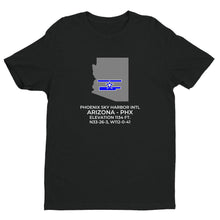 Load image into Gallery viewer, PHX facility map in PHOENIX; ARIZONA, Black