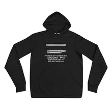 Load image into Gallery viewer, PHX facility map in PHOENIX; ARIZONA Hoodie