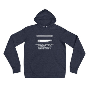 PHX facility map in PHOENIX; ARIZONA Hoodie