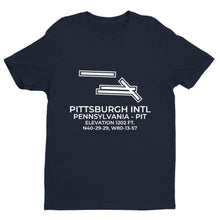 Load image into Gallery viewer, pit pittsburgh pa t shirt, Navy