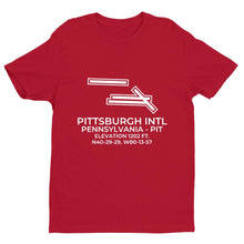 Load image into Gallery viewer, pit pittsburgh pa t shirt, Red
