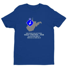 Load image into Gallery viewer, PKB facility map in PARKERSBURG; WEST VIRGINIA, Royal Blue