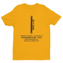 Load image into Gallery viewer, plu puyallup wa t shirt, Yellow