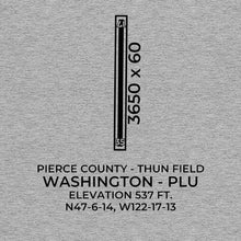 Load image into Gallery viewer, plu puyallup wa t shirt, Gray