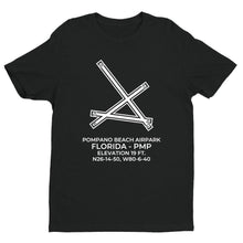 Load image into Gallery viewer, pmp pompano beach fl t shirt, Black