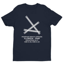 Load image into Gallery viewer, pmp pompano beach fl t shirt, Navy