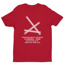 Load image into Gallery viewer, pmp pompano beach fl t shirt, Red
