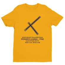 Load image into Gallery viewer, pne philadelphia pa t shirt, Yellow
