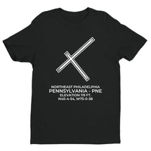 Load image into Gallery viewer, pne philadelphia pa t shirt, Black