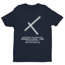 Load image into Gallery viewer, pne philadelphia pa t shirt, Navy