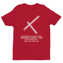 Load image into Gallery viewer, pne philadelphia pa t shirt, Red