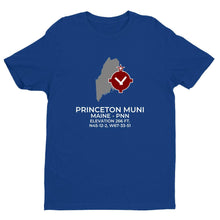 Load image into Gallery viewer, PNN facility map in PRINCETON; MAINE, Royal Blue