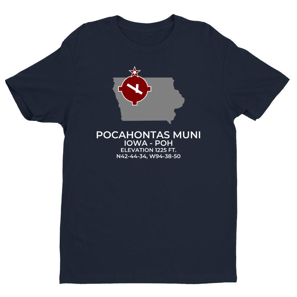 POH facility map in POCAHONTAS; IOWA, Navy
