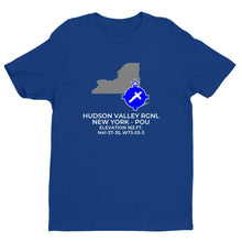 Load image into Gallery viewer, POU facility map in POUGHKEEPSIE; NEW YORK, Royal Blue