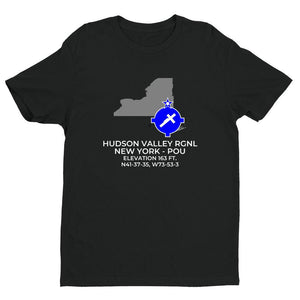 POU facility map in POUGHKEEPSIE; NEW YORK, Black