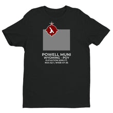 Load image into Gallery viewer, POY facility map in POWELL; WYOMING, Black