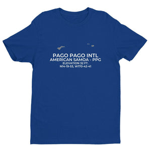 PPG facility map in PAGO PAGO; AMERICAN SAMOA, Royal Blue