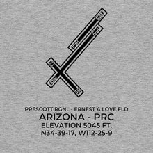 Load image into Gallery viewer, prc prescott az t shirt, Gray