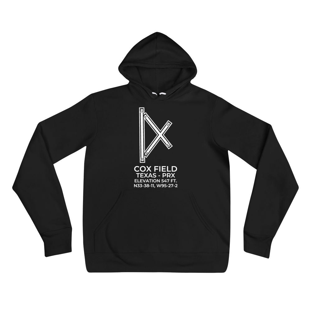 PRX facility map in PARIS; TEXAS Hoodie